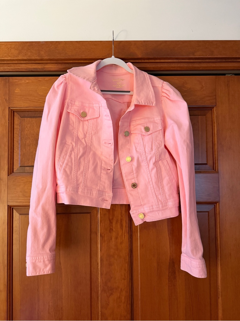Lilly Pulitzer Pink Denim Jacket